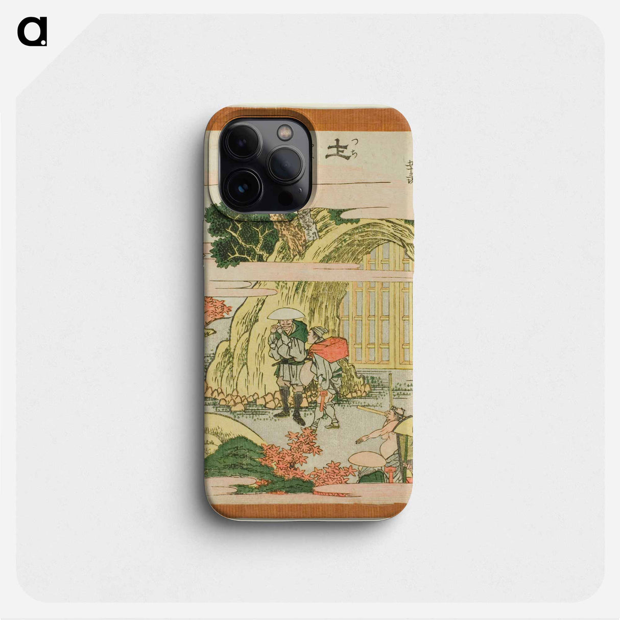 Tsuchiyama - Katsushika Hokusai Phone Case.