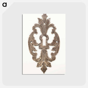 アートポストカード-Keyhole Escutcheon
 - バーンズ・コレクション Postcard.