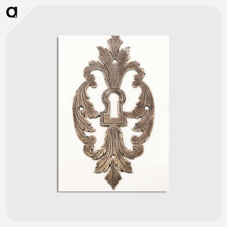 アートポストカード-Keyhole Escutcheon
 - バーンズ・コレクション Postcard.