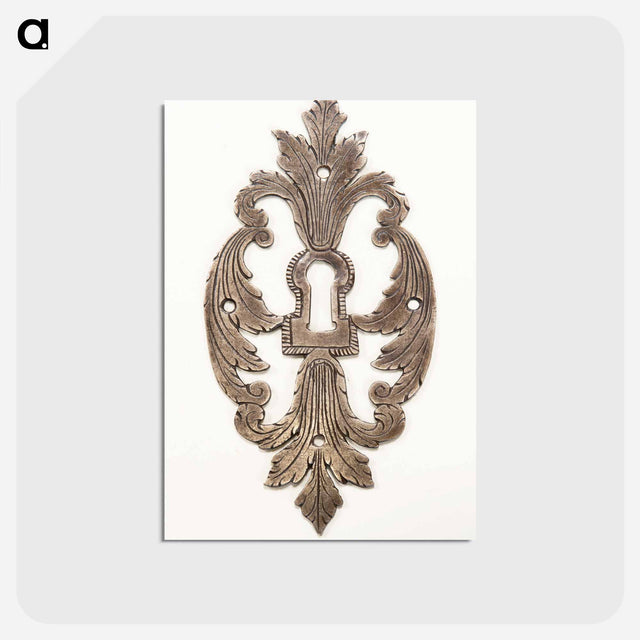 アートポストカード-Keyhole Escutcheon
 - バーンズ・コレクション Postcard.