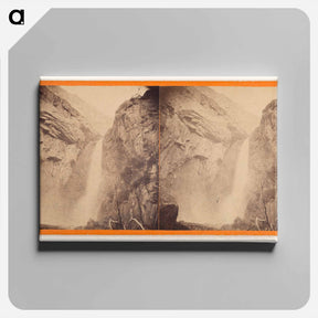 アートパネル-Third Fall of the Yosemite. High Water
 - エドワード マイブリッジ Canvas.