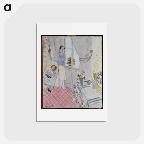アートポストカード-Boudoir - アンリ マティス Postcard.
