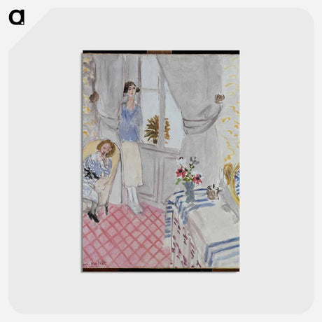 アートポストカード-Boudoir - アンリ マティス Postcard.