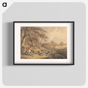 アートポスター-Foxhunting: Stopping Hounds That Have Changed
 - イェール大学アートギャラリー Poster.