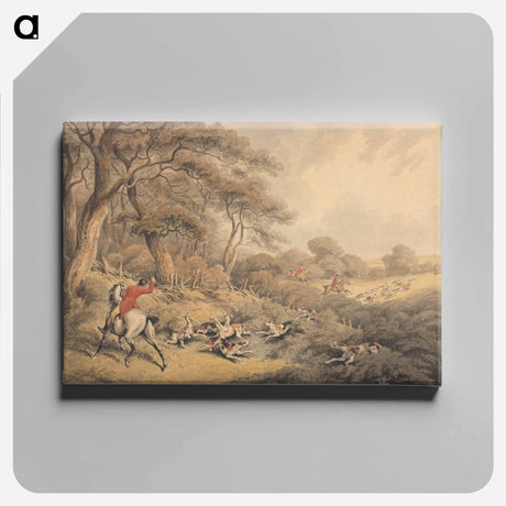 アートパネル-Foxhunting: Stopping Hounds That Have Changed
 - イェール大学アートギャラリー Canvas.