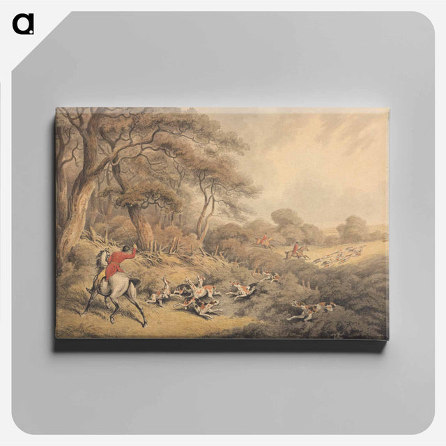 アートパネル-Foxhunting: Stopping Hounds That Have Changed
 - イェール大学アートギャラリー Canvas.
