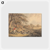 アートポストカード-Foxhunting: Stopping Hounds That Have Changed
 - イェール大学アートギャラリー Postcard.