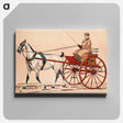 アートパネル-Exercising Cart
 - ボストン公共図書館 Canvas.
