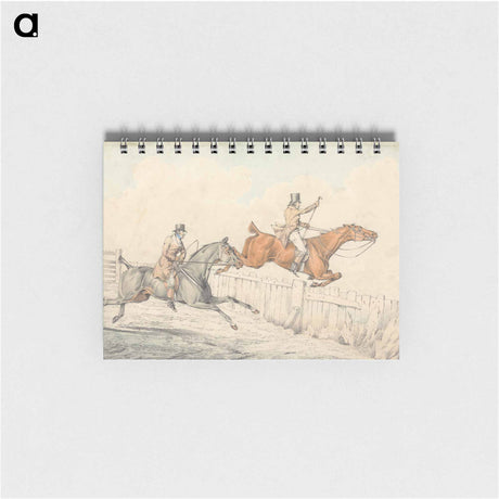 アートメモ帳-Two Riders Jumping a Wooden Fence
 - イェール大学アートギャラリー Memo.
