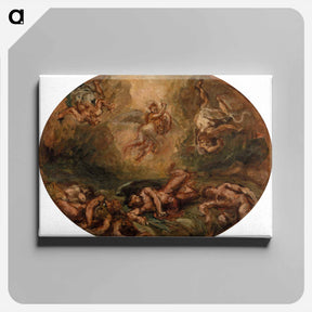 アートパネル-Saint Michael Defeats the Devil
 - バーンズ・コレクション Canvas.