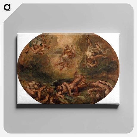 アートパネル-Saint Michael Defeats the Devil
 - バーンズ・コレクション Canvas.