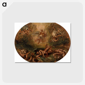 アートポストカード-Saint Michael Defeats the Devil
 - バーンズ・コレクション Postcard.