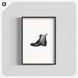 アートポスター-Vintage Boots Illustration
 - 大英図書館 Poster.