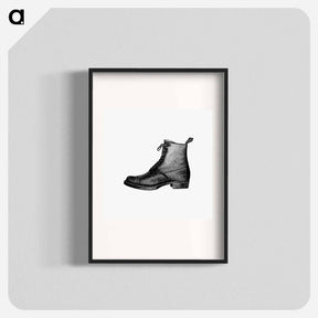 アートポスター-Vintage Boots Illustration
 - 大英図書館 Poster.