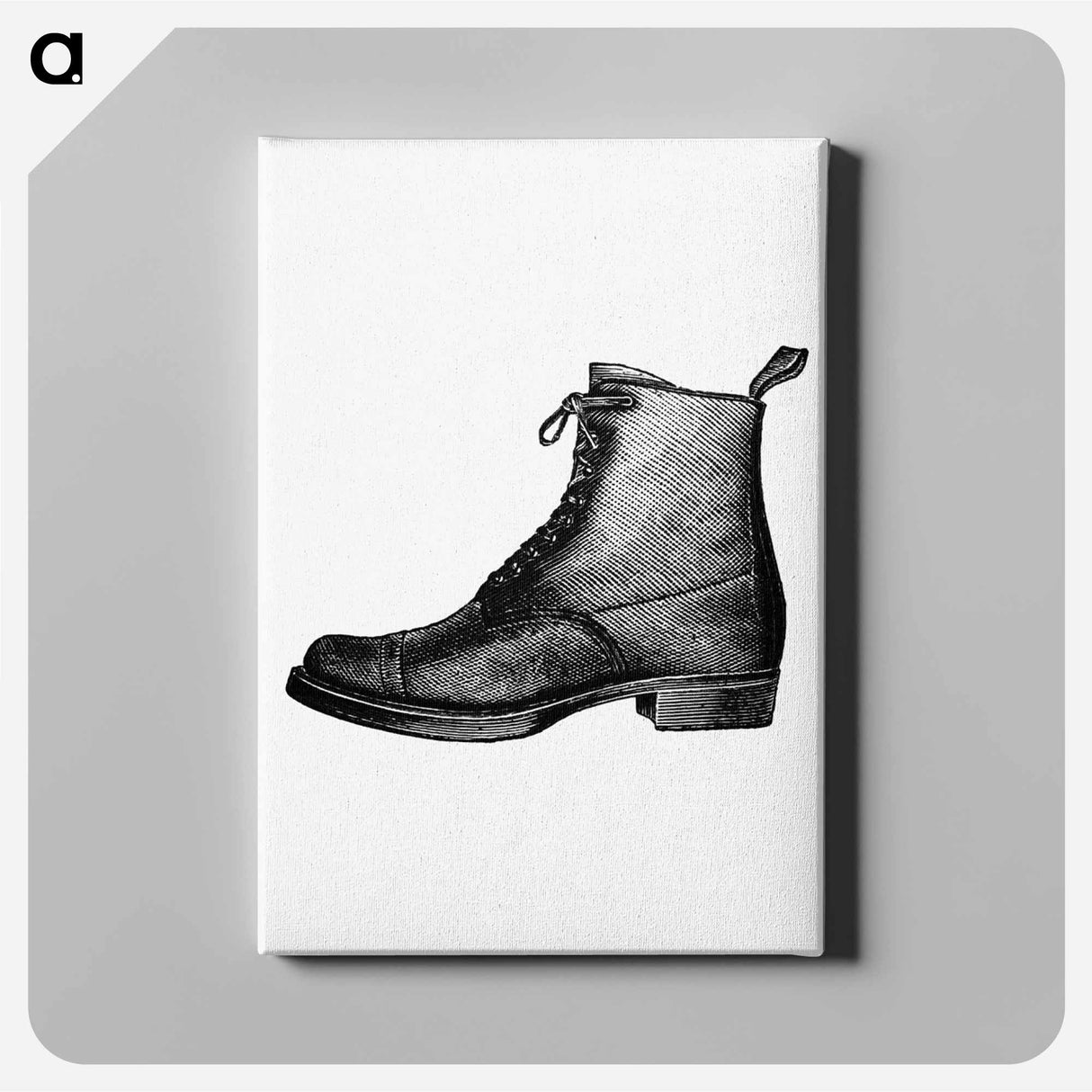 アートパネル-Vintage Boots Illustration
 - 大英図書館 Canvas.