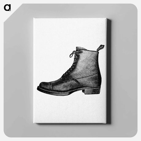 アートパネル-Vintage Boots Illustration
 - 大英図書館 Canvas.