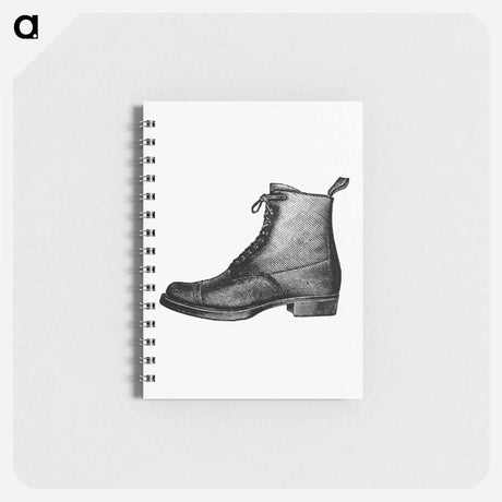 アートメモ帳-Vintage Boots Illustration
 - 大英図書館 Memo.