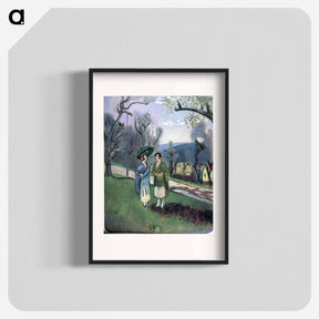 アートポスター-Conversation under the Olive Trees - アンリ マティス Poster.