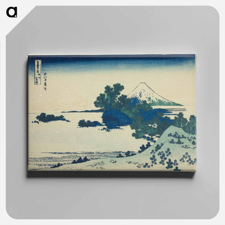 アートパネル-Shichirigahama Beach in Sagami Province (Shoshu Shichirigahama) - 葛飾 北斎 Canvas.