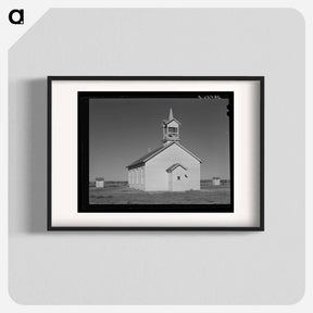 アートポスター-Country Church on Highway 83
 - ラッセル リー Poster.