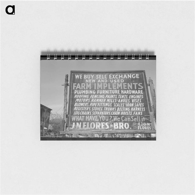 アートメモ帳-Country Church on Highway 83
 - ラッセル リー Memo.
