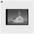 アートポストカード-Country Church on Highway 83
 - ラッセル リー Postcard.