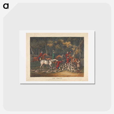 アートポストカード-Fox-hunting: The Death
 - イェール大学アートギャラリー Postcard.