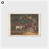 アートポストカード-Fox-hunting: The Death
 - イェール大学アートギャラリー Postcard.