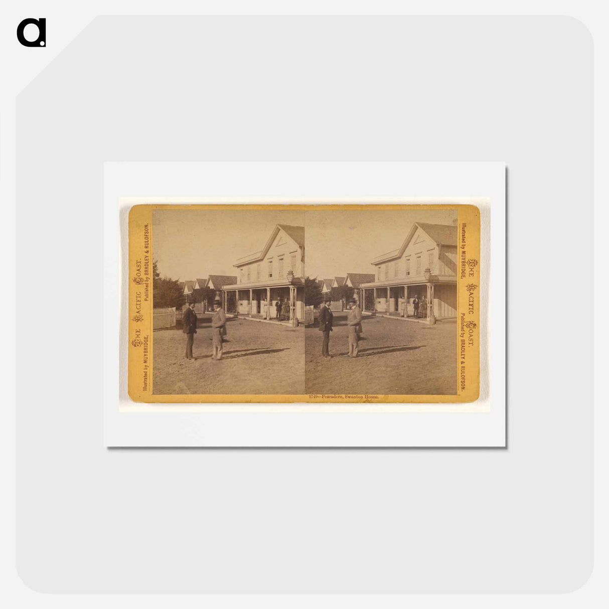 アートポストカード-Pescadero, Swanton House
 - エドワード マイブリッジ Postcard.