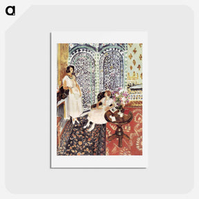 アートポストカード-Moorish Screen - アンリ マティス Postcard.