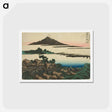 アートポストカード-Dawn at Isawa in Kai Province - 葛飾 北斎 Postcard.