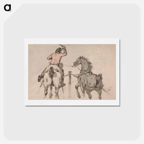 アートポストカード-An English Postilion
 - イェール大学アートギャラリー Postcard.