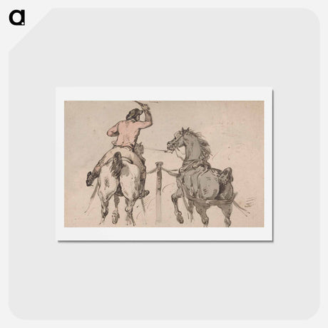 アートポストカード-An English Postilion
 - イェール大学アートギャラリー Postcard.