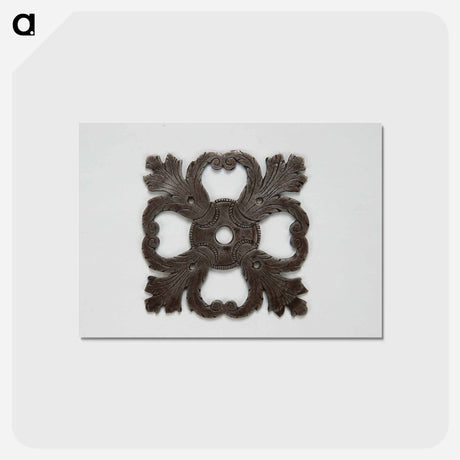 アートポストカード-Door Knob or Pull Escutcheon
 - バーンズ・コレクション Postcard.