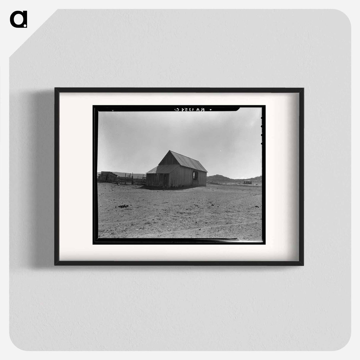 Typical barn on the edge of town. Escalante, Utah. - Dorothea Lange Poster.