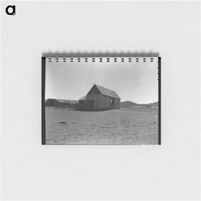 アートメモ帳-Typical barn on the edge of town. Escalante, Utah. - ドロテア ラング Memo.