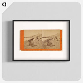 アートポスター-Gravelly Beach at Pigeon Point
 - エドワード マイブリッジ Poster.