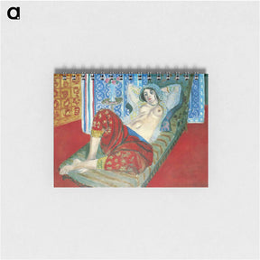 アートメモ帳-Odalisque in Red Culottes - アンリ マティス Memo.