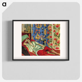 アートポスター-Odalisque in red trousers - アンリ マティス Poster.
