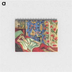 アートメモ帳-Odalisque in red trousers - アンリ マティス Memo.