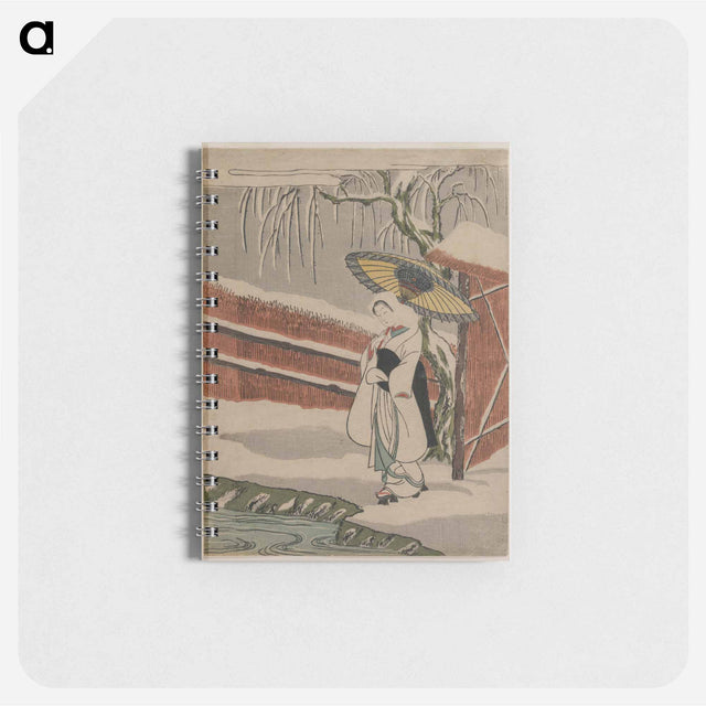 アートメモ帳-The Heron Maiden Standing Beneath a Willow Tree
 - クリーブランド美術館 Memo.