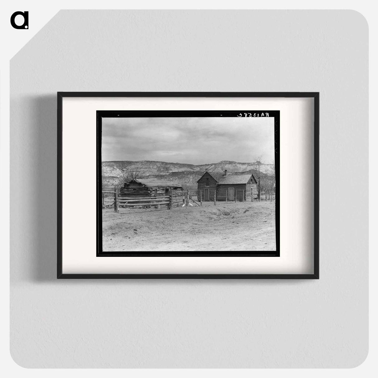 A home after the Utah pattern - Dorothea Lange Poster.