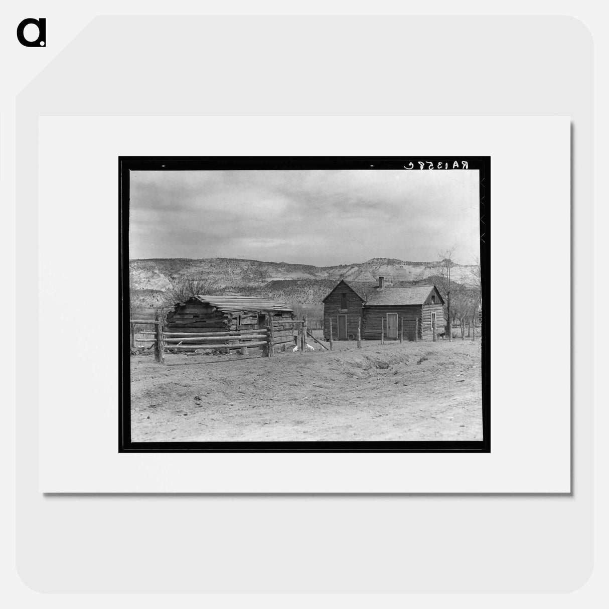 A home after the Utah pattern - Dorothea Lange Poster.