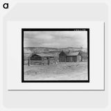 A home after the Utah pattern - Dorothea Lange Poster.