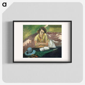 アートポスター-Reading Woman with Parasol - アンリ マティス Poster.