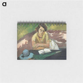 アートメモ帳-Reading Woman with Parasol - アンリ マティス Memo.