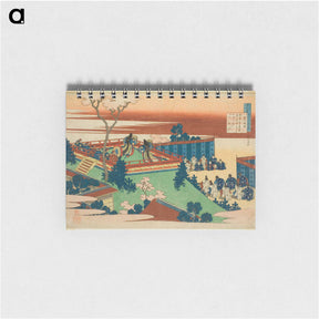 アートメモ帳-One Hundred Poems by One Hundred Poets Explained by the Nurse - 葛飾 北斎 Memo.