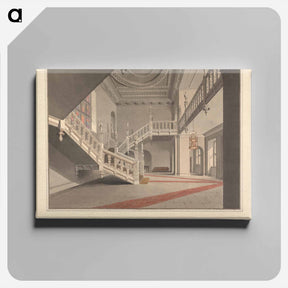 アートパネル-The Staircase at Blickling, Norfolk; the Seat of the Right honourable Lord Suffield
 - イェール大学アートギャラリー Canvas.