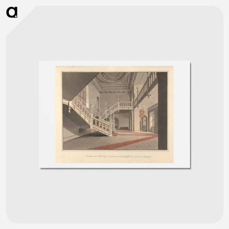 アートポストカード-The Staircase at Blickling, Norfolk; the Seat of the Right honourable Lord Suffield
 - イェール大学アートギャラリー Postcard.