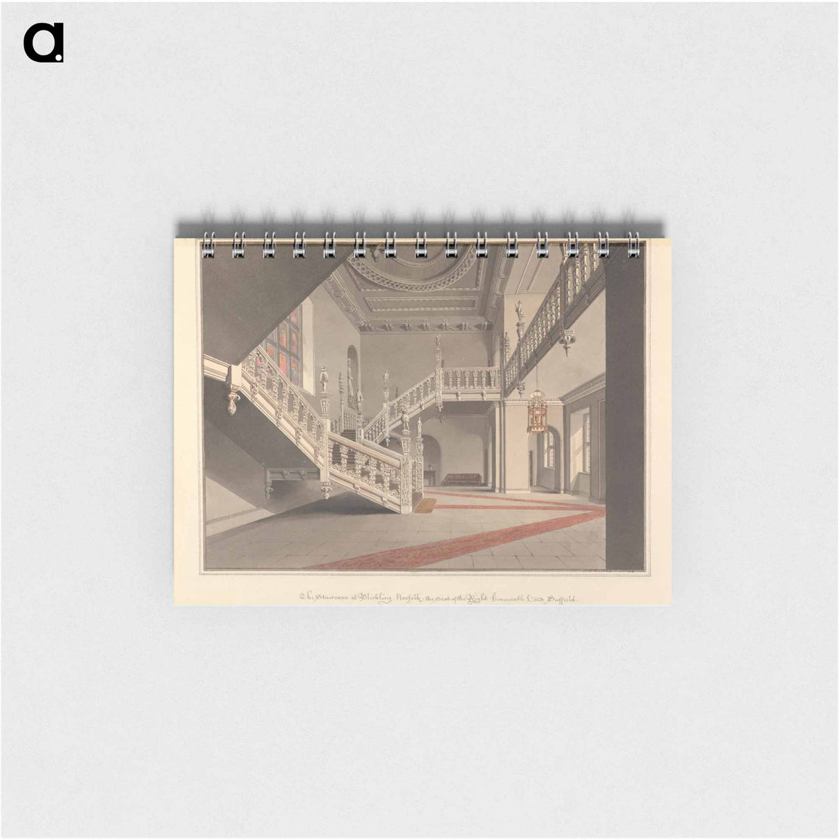 アートメモ帳-The Staircase at Blickling, Norfolk; the Seat of the Right honourable Lord Suffield
 - イェール大学アートギャラリー Memo.